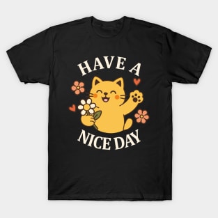 Sweet Kitty with a Bloom T-Shirt
